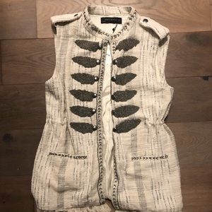 NWT Zara Women’s Beaded Vest. NEW WITH TAGS!